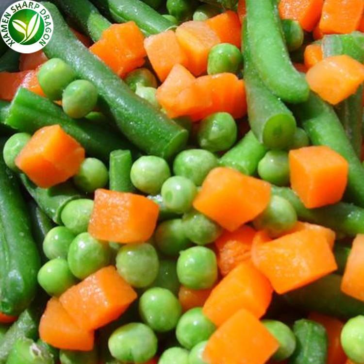 bulk frozen vegetable mix for foodservice and retail packing