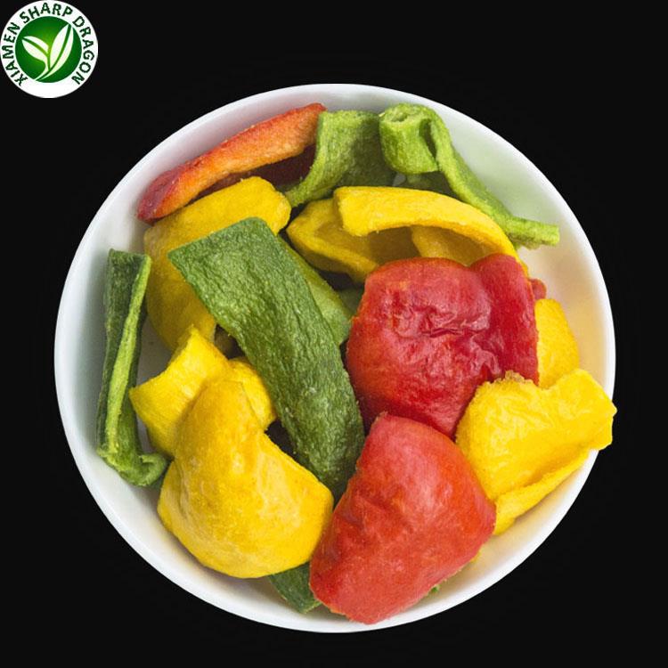 Vacuum fried bell pepper chips supplier for snack importers and OEM buyers
