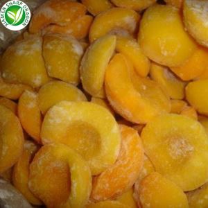 Объемные замороженные желтые персики