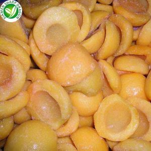 Замороженные желтые срезы персика
